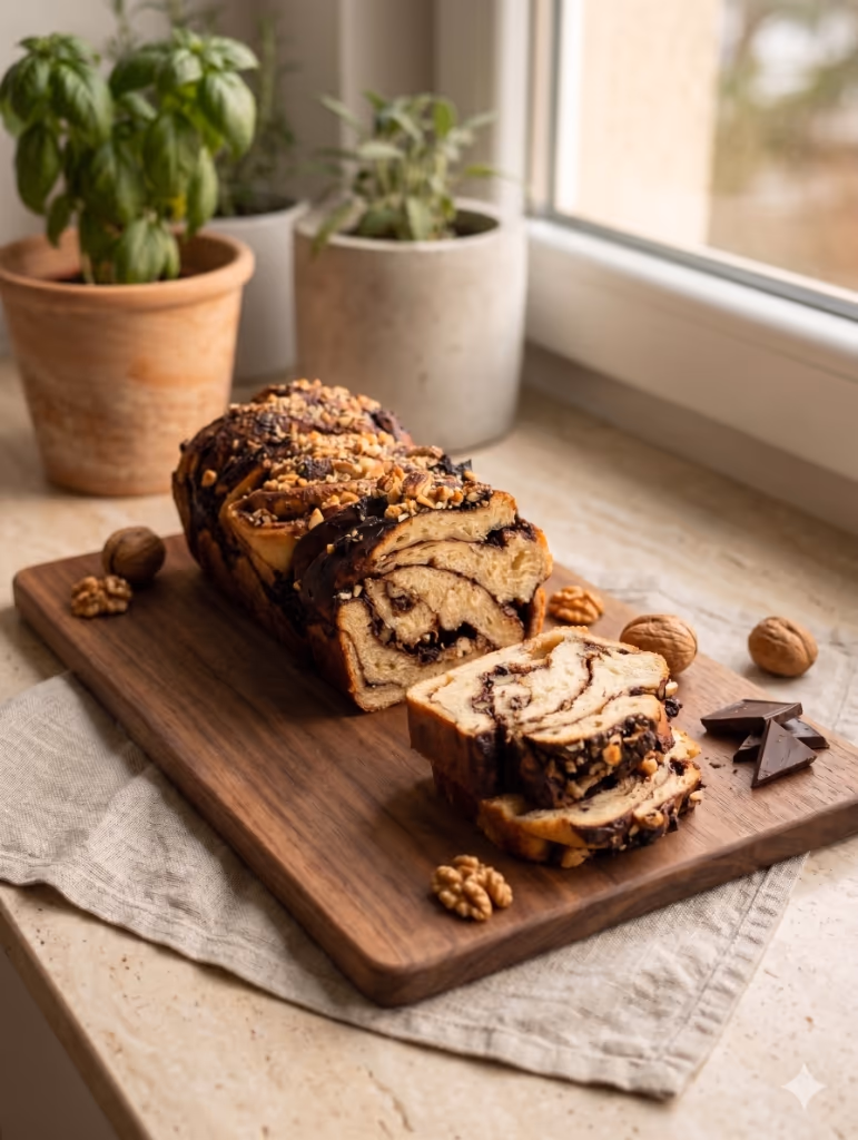 Honey-Walnut Sourdough Babka