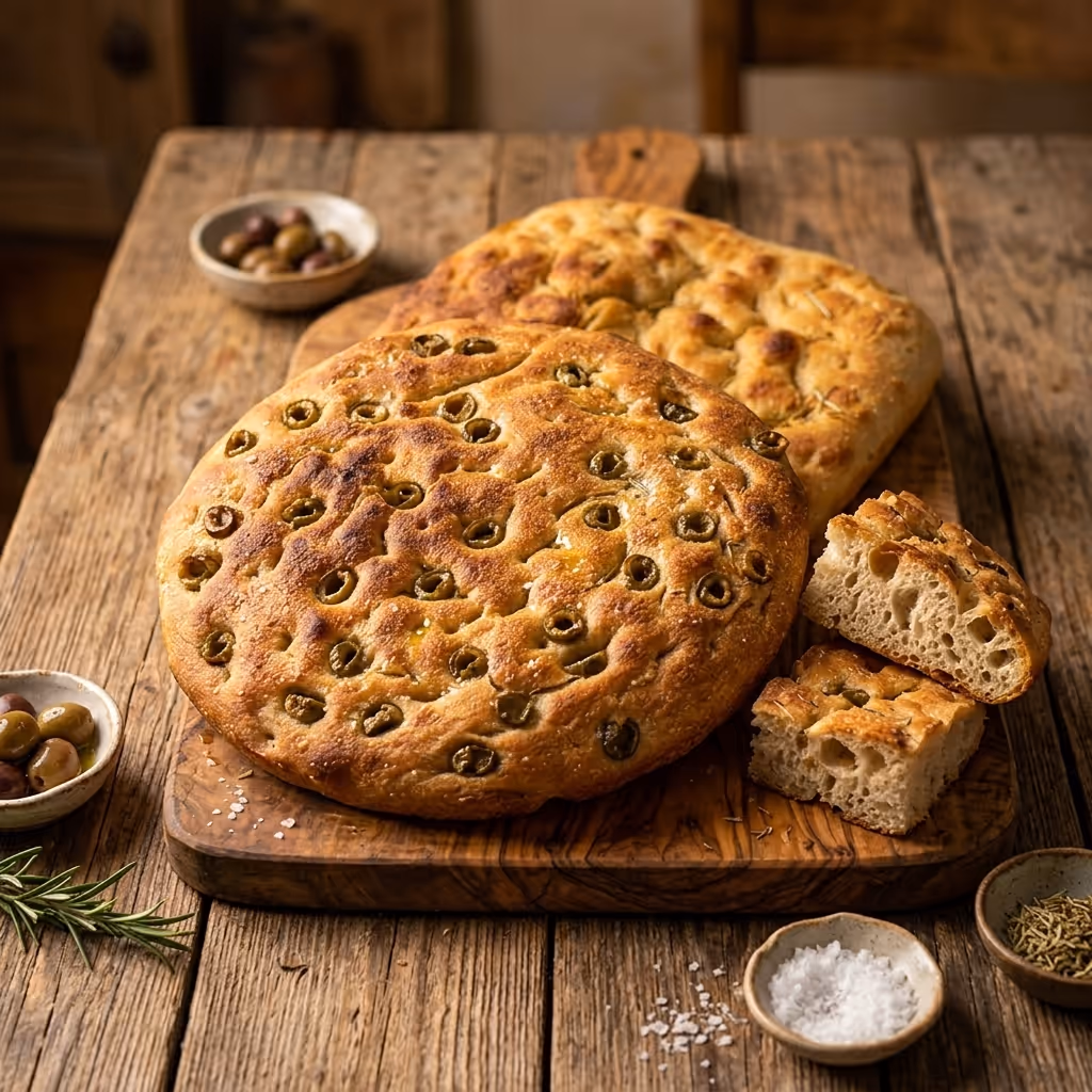 Rosemary & Olive Sourdough Focaccia