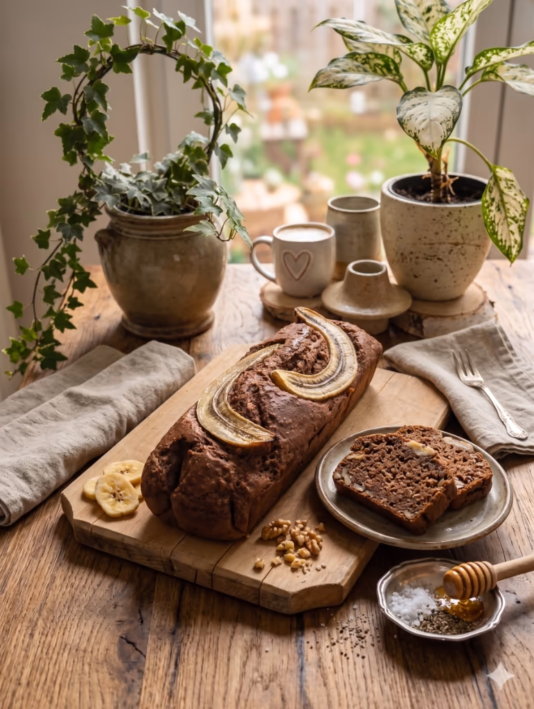 Sourdough Oat Banana Bread