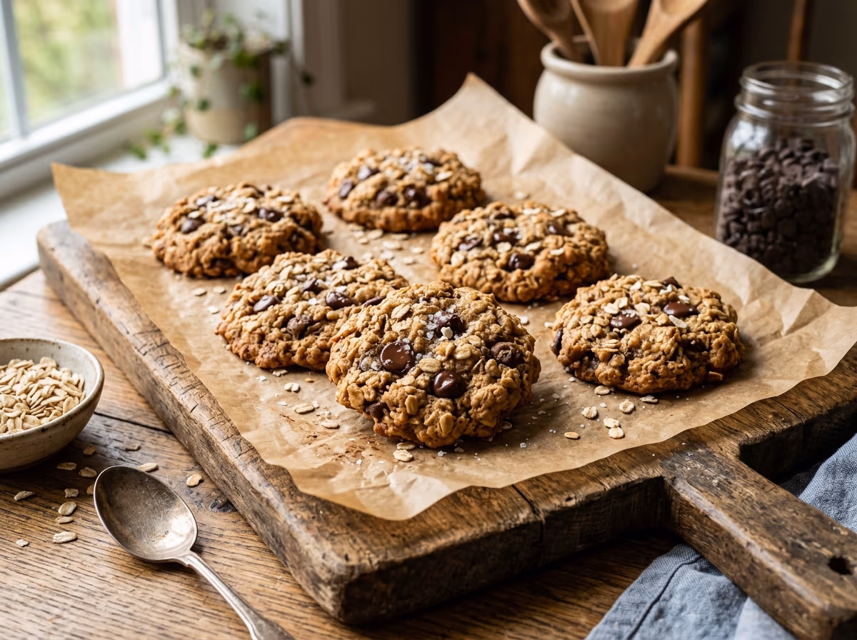 Sourdough Oat Cookies
